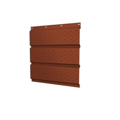 Софит металлический Grand Line полная перфорация 0,45 Drap  RAL 8004
