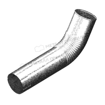 Колено трубы МЕТАЛЛ ПРОФИЛЬ ПРОЕКТ D150 Цинк