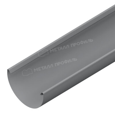 Желоб водосточный МЕТАЛЛ ПРОФИЛЬ ПРОЕКТ D185х3000 Ral 7004